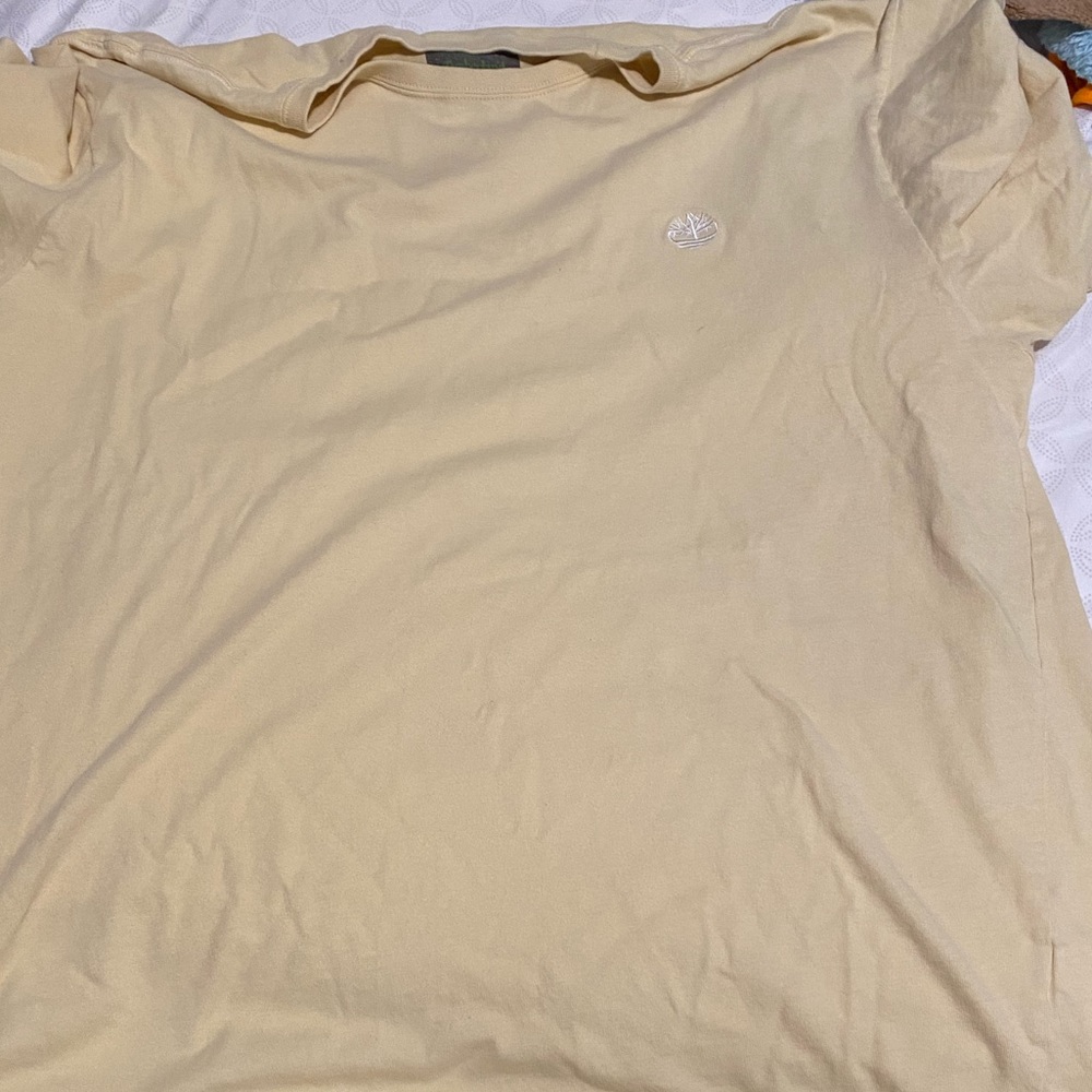 Yellow Timberland teeshirt